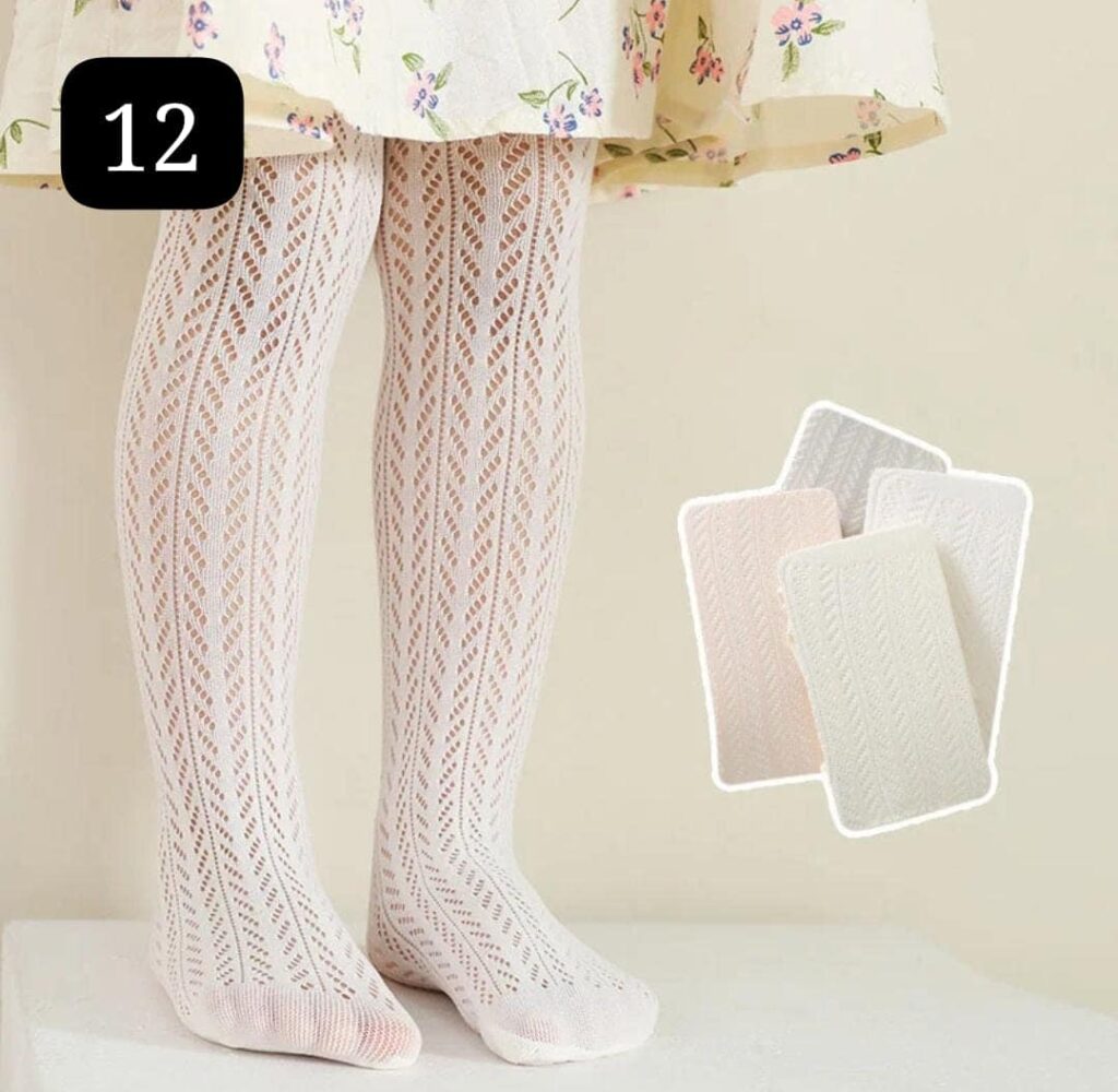 גרביונים תחרה לילדות