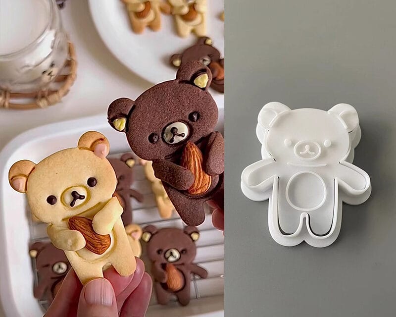 חותכני עוגיות בצורת דובי
