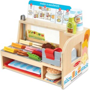דוכן כריכים מעץ Melissa & Doug