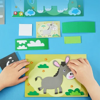 ערכת יצירה התאמת מדבקות