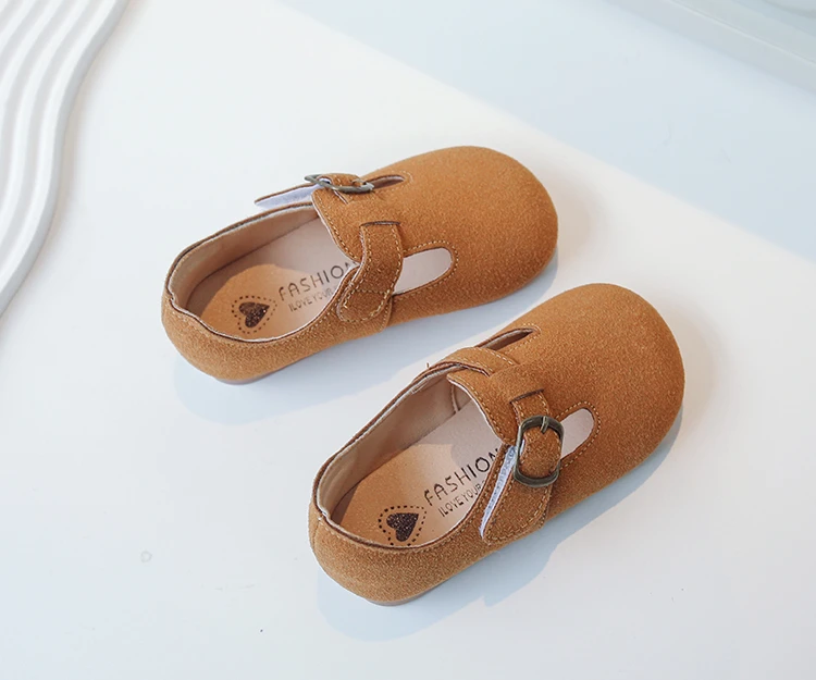 נעלי בובה זמש