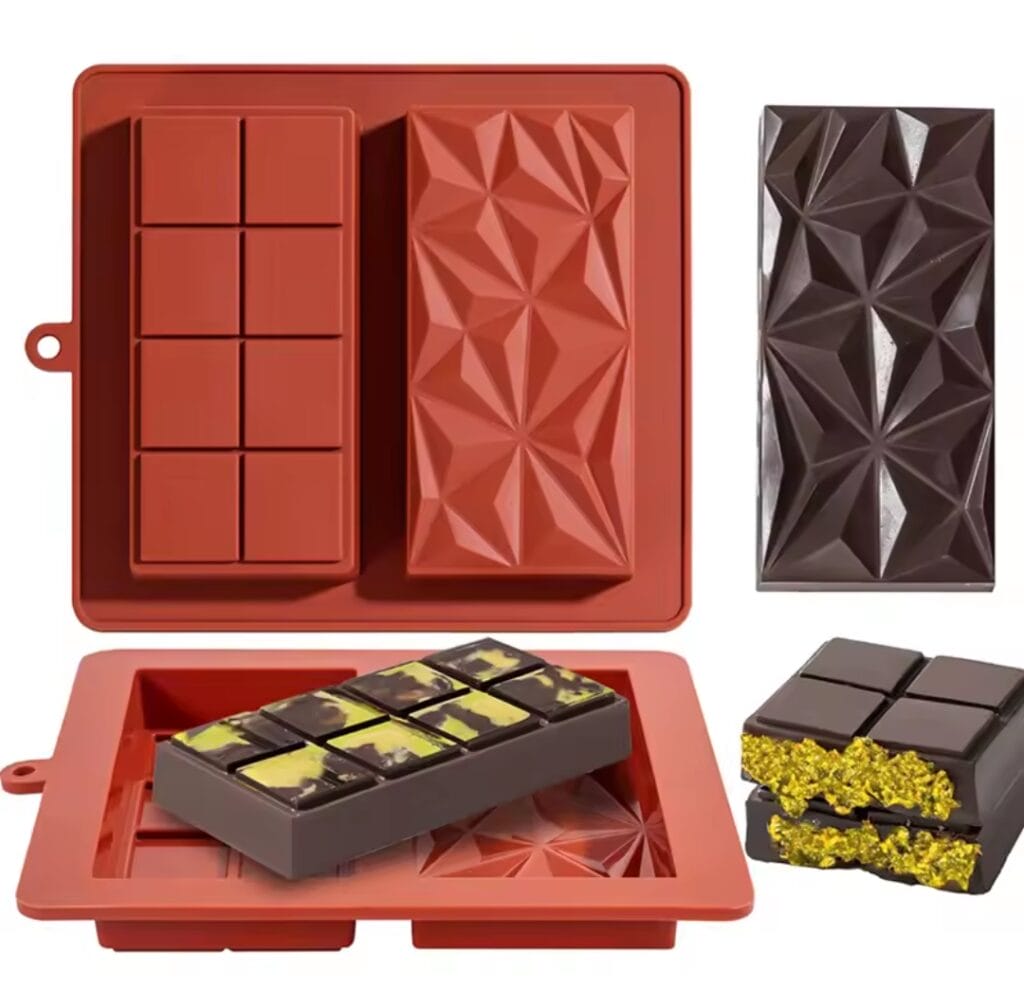 תבנית סיליקון לשוקולד דובאי