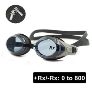 משקפת לשחיה עם עדשות ראייה