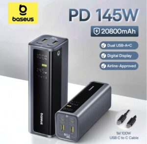 מטען נייד 145w Baesus |נפח 20800mAh