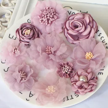 פרחים מבד חגיגיים