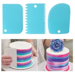 קלפי פלסטיק לעיטוף והחלקת עוגה
