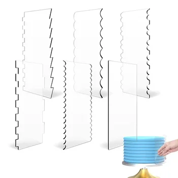 קלפי אקריליק לעיטוף והחלקת עוגה