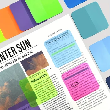 פתקיות סימון שקופות