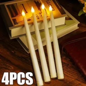 נרות חשמליים בצבעים שונים