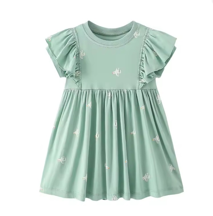 שמלות כותנה במגוון הדפסים |מידות 2-8