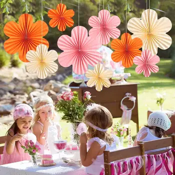 פרחי נייר לתלייה