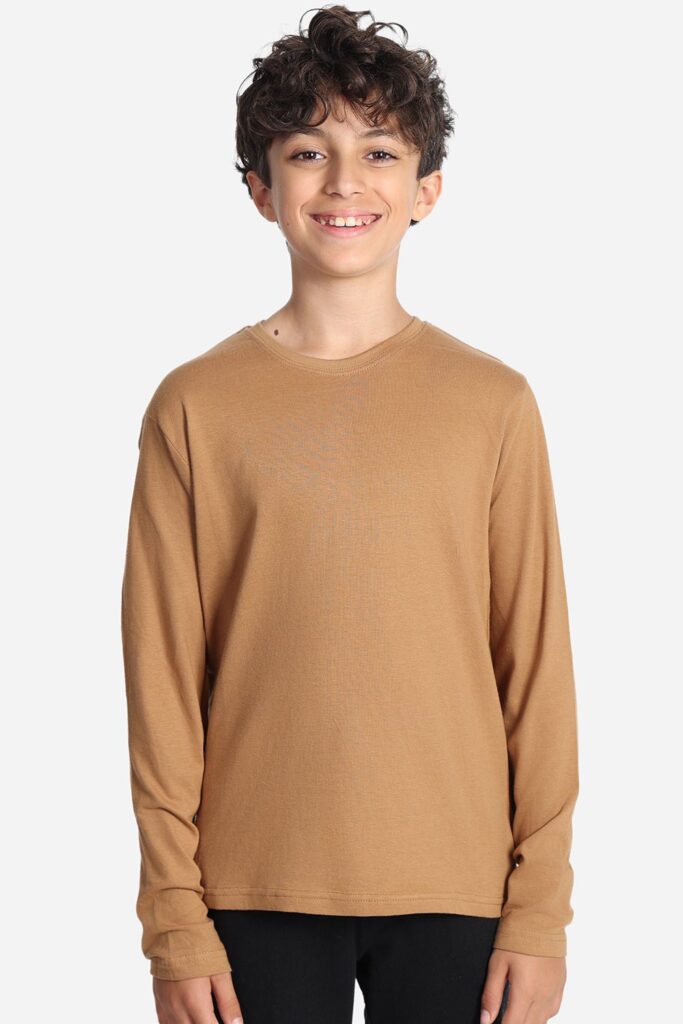 חולצות טי ארוכות לילדים פוליז| מידת: 8-18