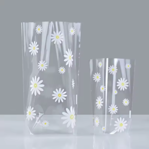 שקיות צלופן עם דוגמת פרחים |50/100 יחידות