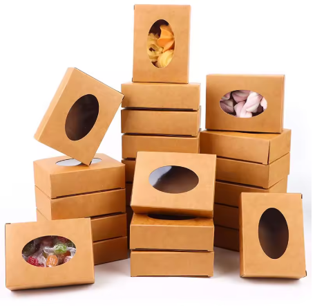 קופסאות קרטון קטנות עם פתח