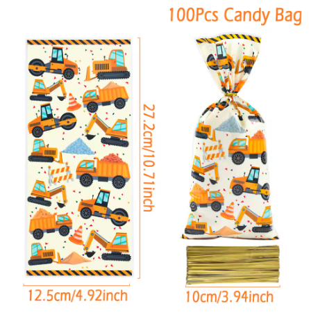 שקיות צלופן/עם ידית דוג' בנייה