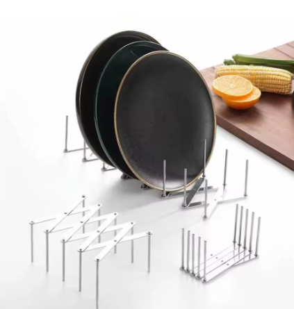 מעמד מתכוונן לצלחות/סירים/כלי אוכל ועוד