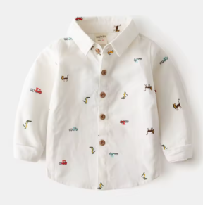 חולצות מכופתרות עם ציורים קטנטנים