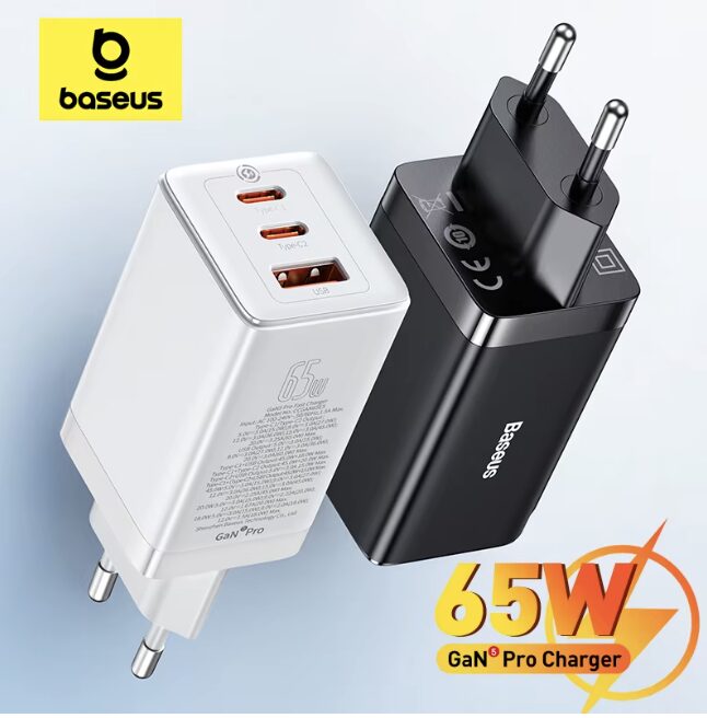 מטען קיר מהיר וחזק 65W| BASEUS