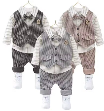 חליפות לילדים |פפיון,ווסט מכנסיים וחולצה