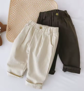 מכנסיים עם גומי לתינוקות