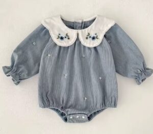 שמלה עם סגירה למטה |3-24 חודשים