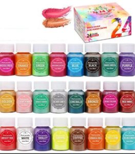 אבקות פיגמנט מנצנצות לאפוקסי