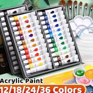 סט צבעי אקריליק לגבס/בטון