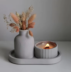 תבניות להכנת מגש+נר+אגרטל