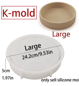 תבניות להכנת עציצים וכלים מבטון/גבס